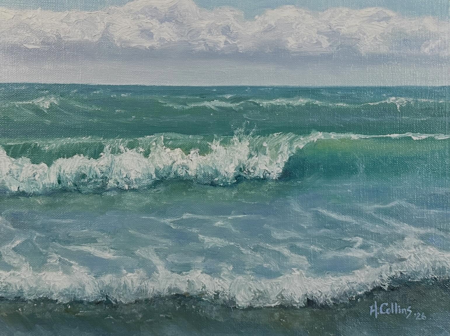 Plein air oil paintings of Cocoa Beach and the Space Coast by Heather Collins