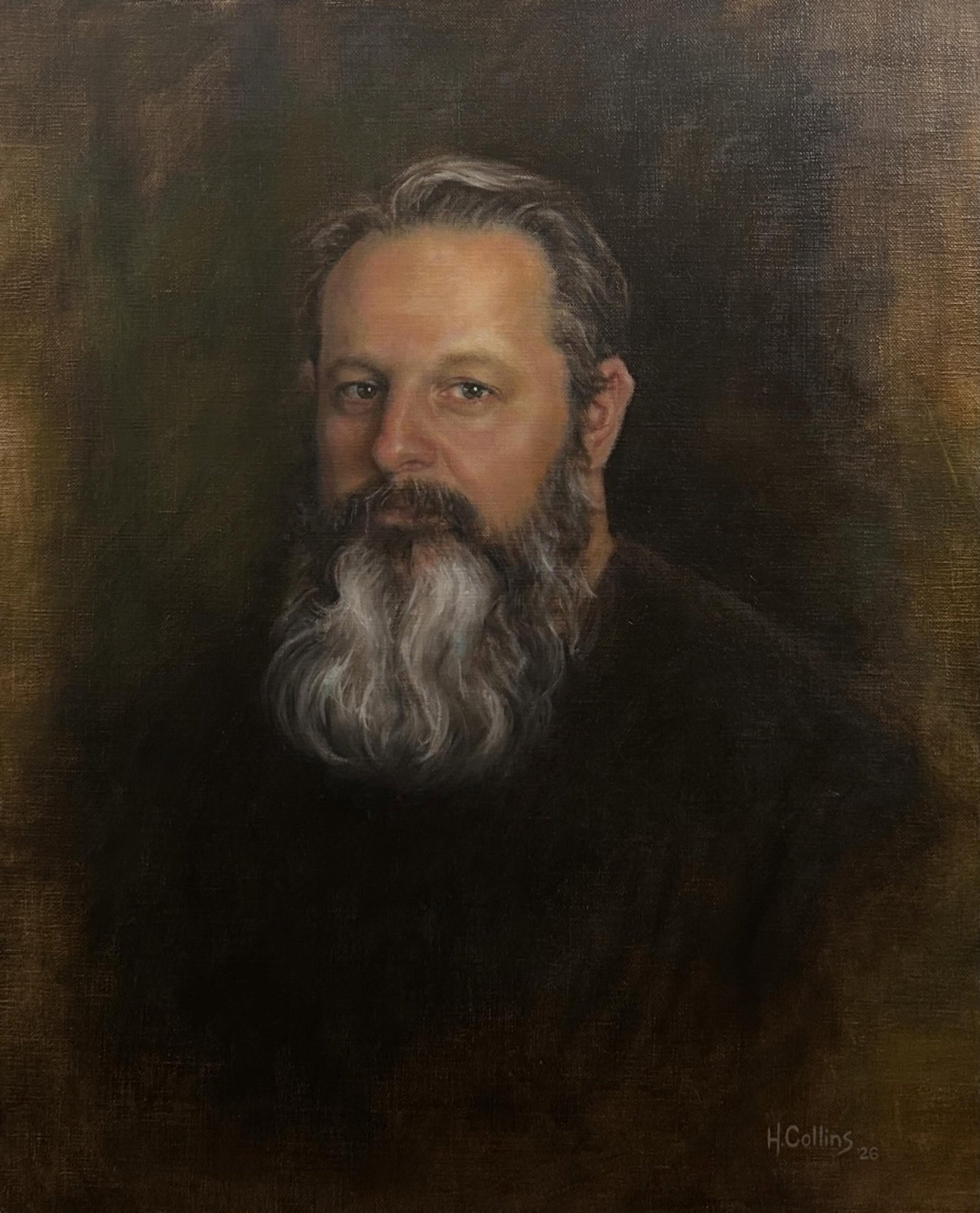 Custom oil portrait paintings by Heather Collins