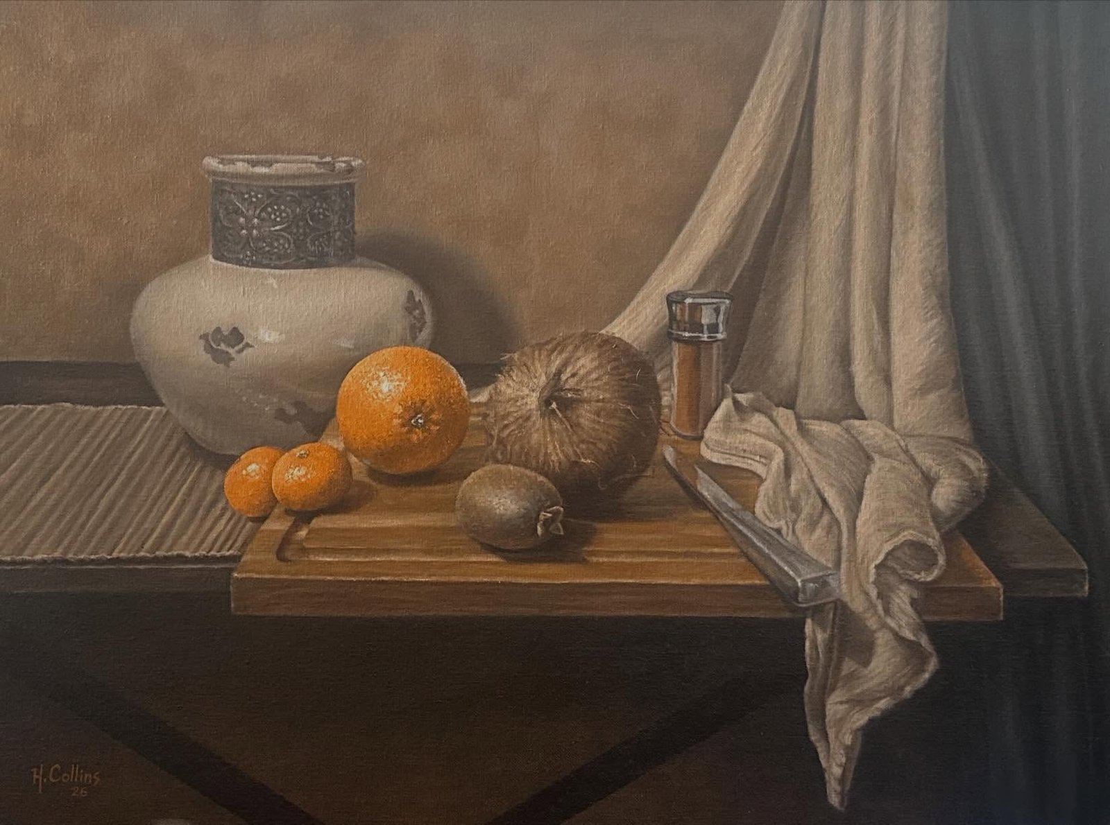 Still life oil paintings by Heather Collins